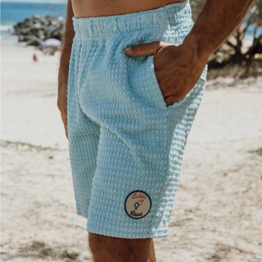 Golden Breed El Shorto walk shorts turquoise men’s large EUC